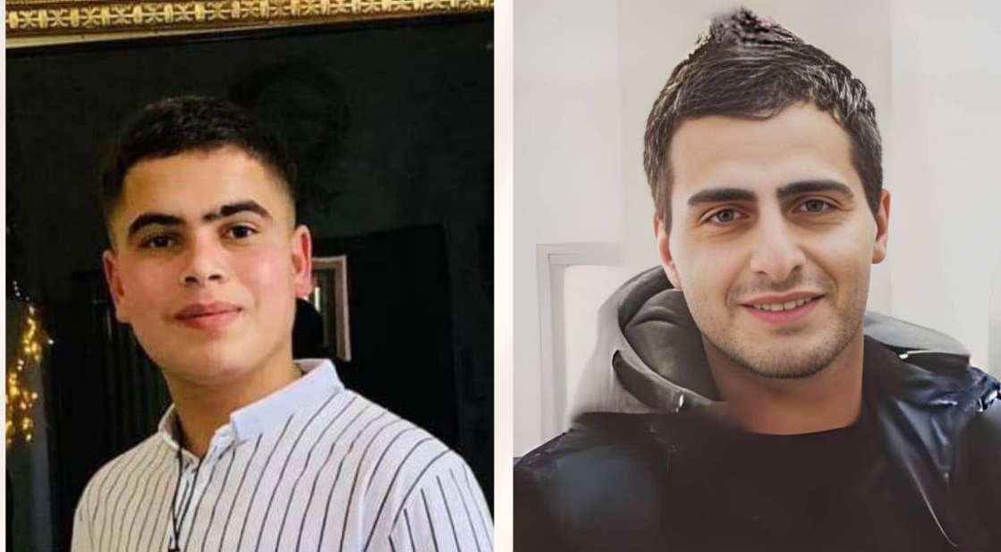 الشهيدان: جهاد مازن صبحي صالح ومحمد قاسم أبو زر